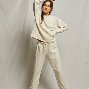 Perfectwhitetee Tyler women’s French Terry, crew neck, pullover sweatshirt